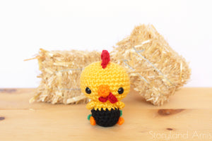 Storyland Amis, Free Amigurumi Crochet Pattern, Rooster