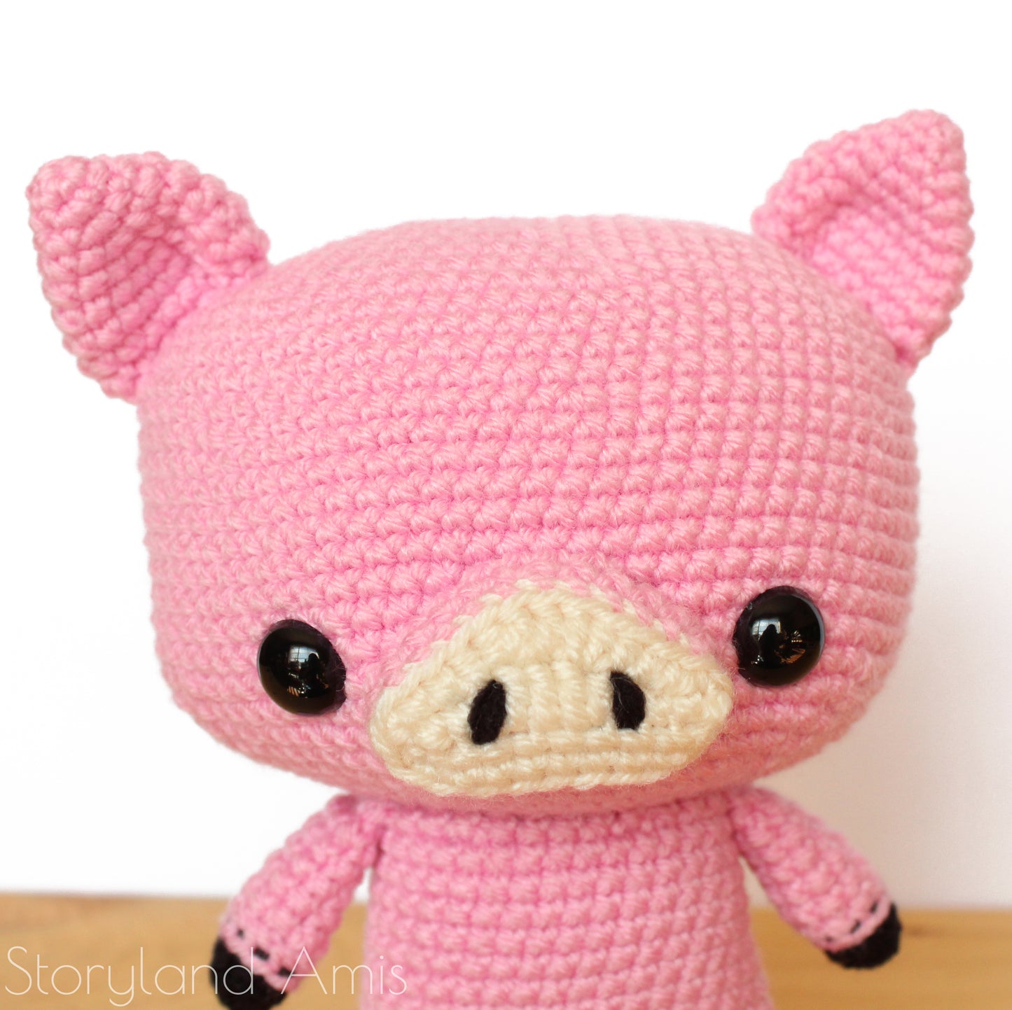 PATTERN Ralph the Cuddle-Sized Pig Amigurumi