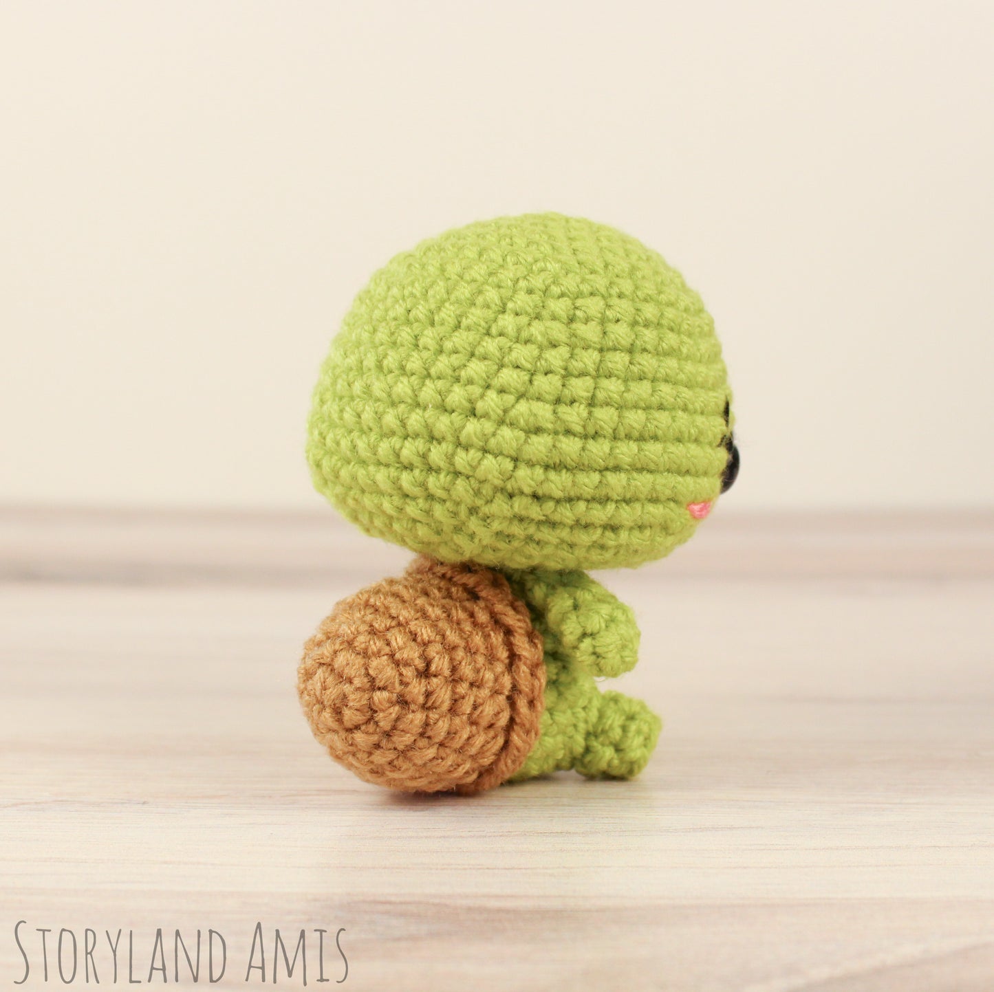 Crochet PATTERN Tuck the Baby Tortoise Amigurumi