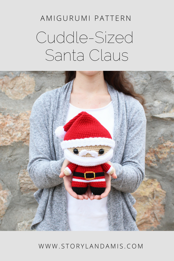 PATTERN Cuddle-Sized Santa Claus Amigurumi