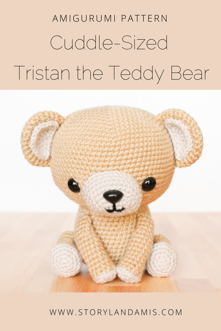 PATTERN Cuddle-Sized Tristan the Teddy Bear Amigurumi