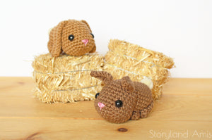 Storyland Amis, Free Pattern, Baby Easter Bunny Farm Animal