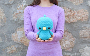 Materials I Used - Cuddle-Sized Bluebird Pattern