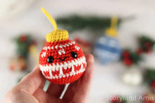 Amigurumi PATTERN: Vintage Christmas Ball Ornament Crochet Tutorial