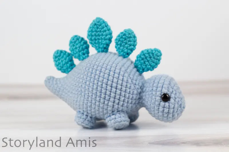Crochet PATTERN: Sammy the Stegosaurus Dinosaur Amigurumi