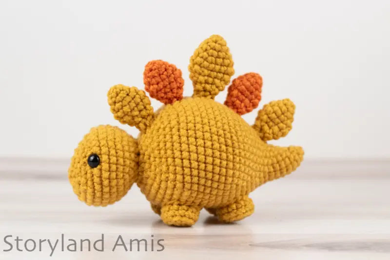 Crochet PATTERN: Sammy the Stegosaurus Dinosaur Amigurumi