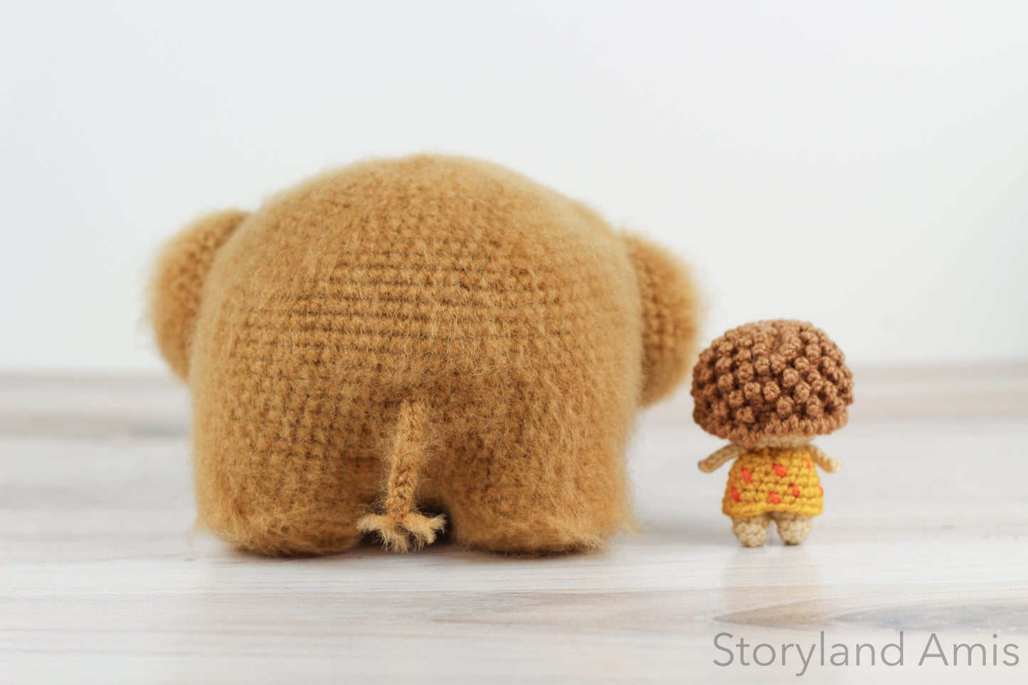 PATTERN Mik the Woolly Mammoth and Kip the Caveboy Amigurumi