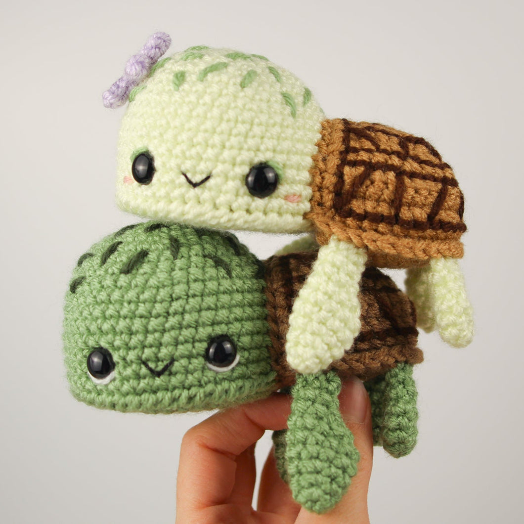 Crochet PATTERN: Sandy the Sea Turtle Amigurumi