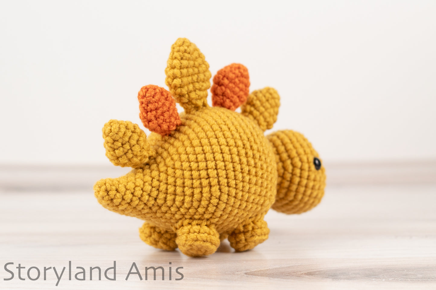 Crochet PATTERN: Sammy the Stegosaurus Dinosaur Amigurumi