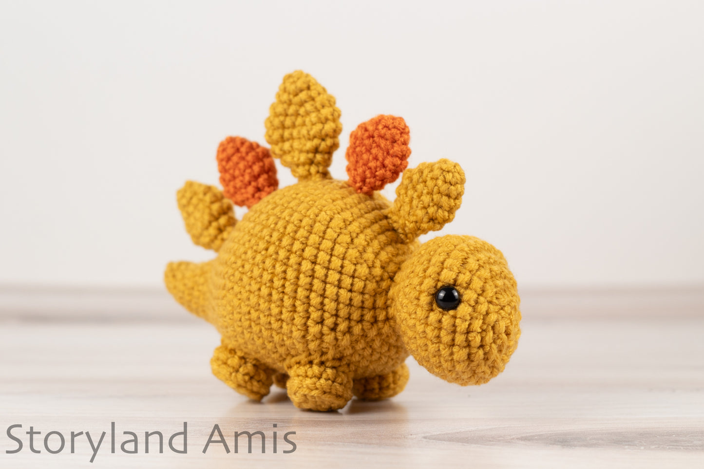 Crochet PATTERN: Sammy the Stegosaurus Dinosaur Amigurumi