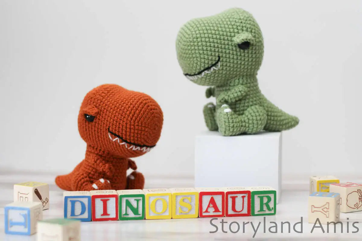 Dinosaur Amigurumi Pattern Bundle - 3 PDFs