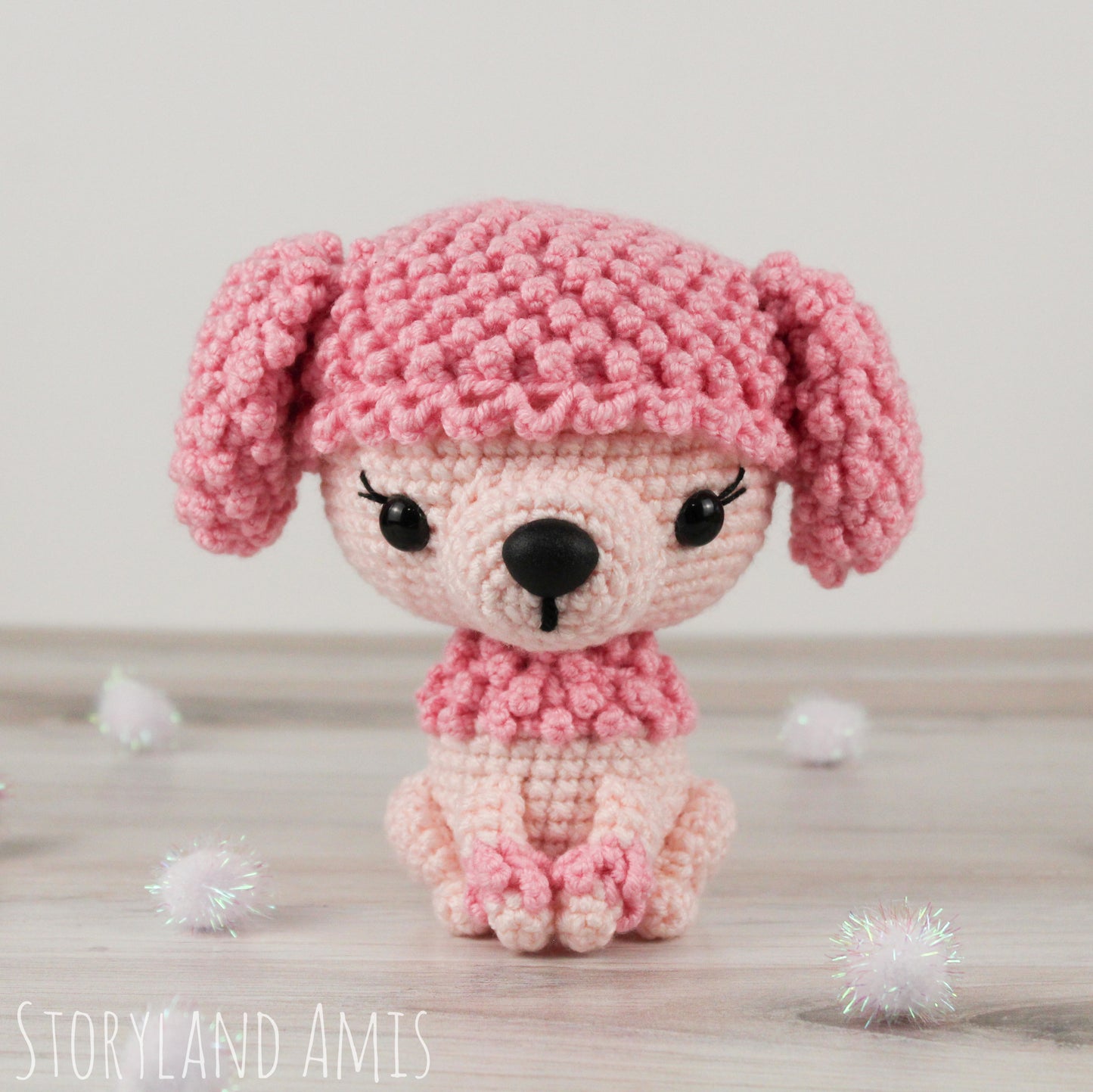 Crochet PATTERN Polly the Poodle Amigurumi