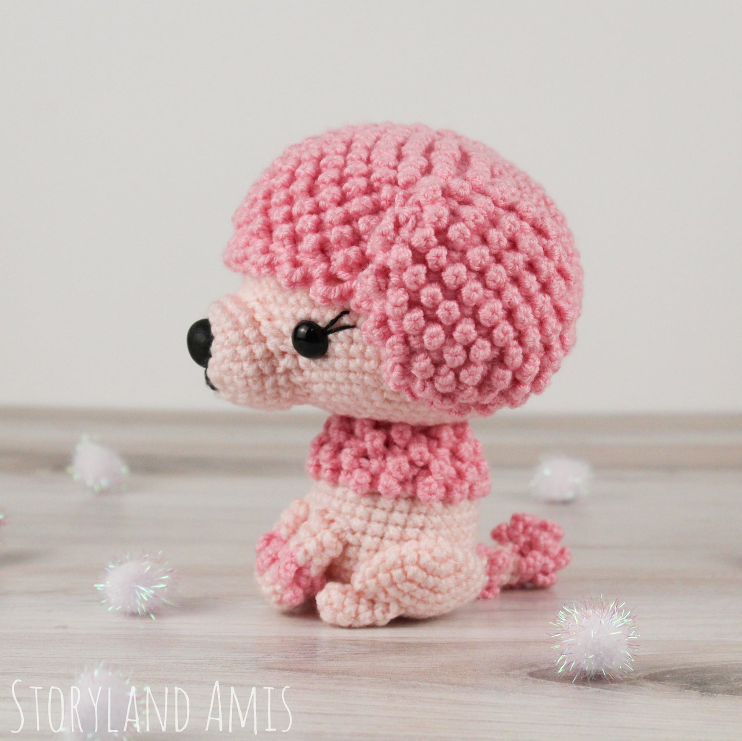 Crochet PATTERN Polly the Poodle Amigurumi