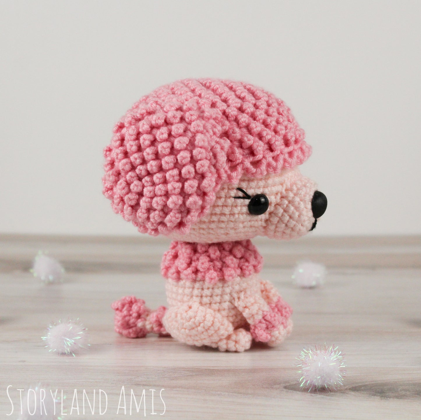 Crochet PATTERN Polly the Poodle Amigurumi