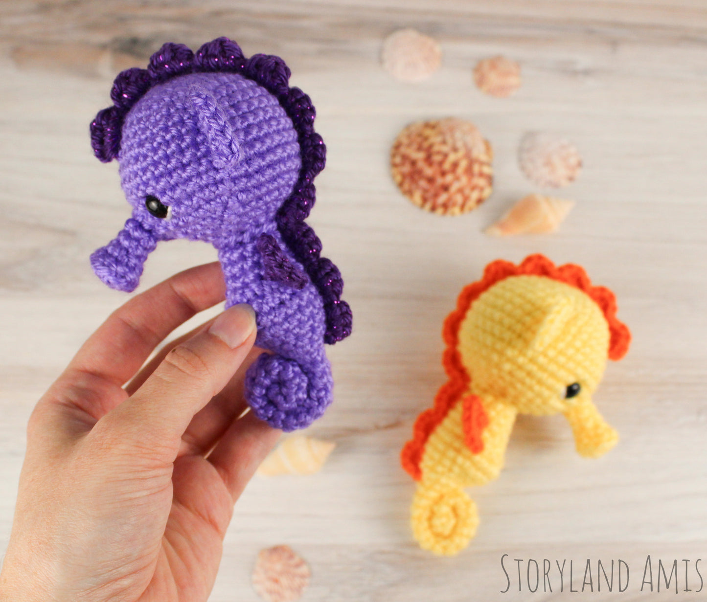 Crochet PATTERN Snorkel the Seahorse Amigurumi