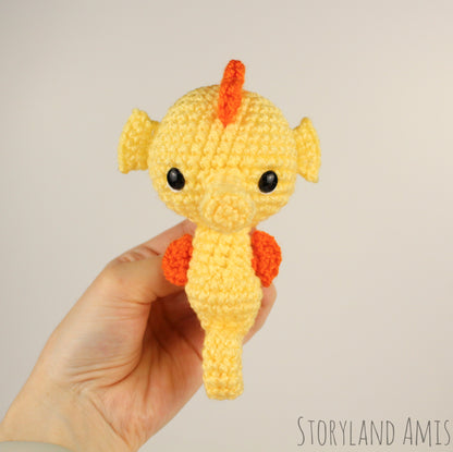Crochet PATTERN Snorkel the Seahorse Amigurumi
