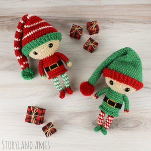 Crochet PATTERN Jingle the Elf Amigurumi