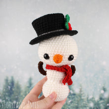 Crochet PATTERN Frostbert the Snowman Amigurumi