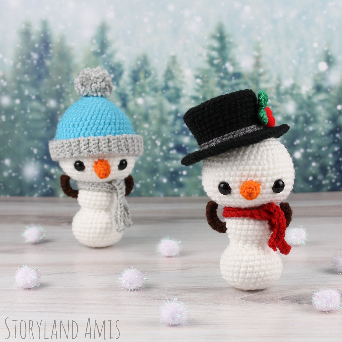 Crochet PATTERN Frostbert the Snowman Amigurumi