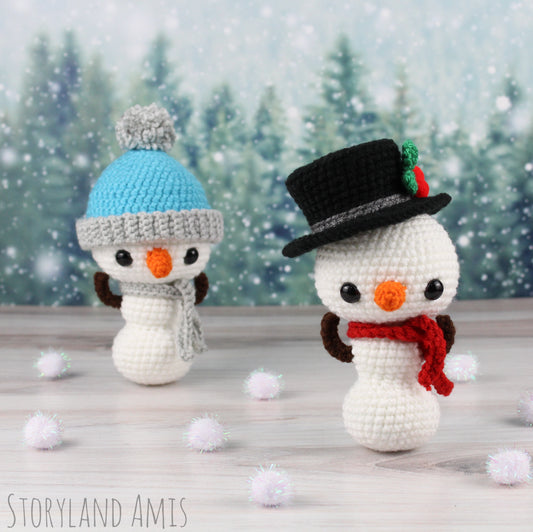 Crochet PATTERN Frostbert the Snowman Amigurumi