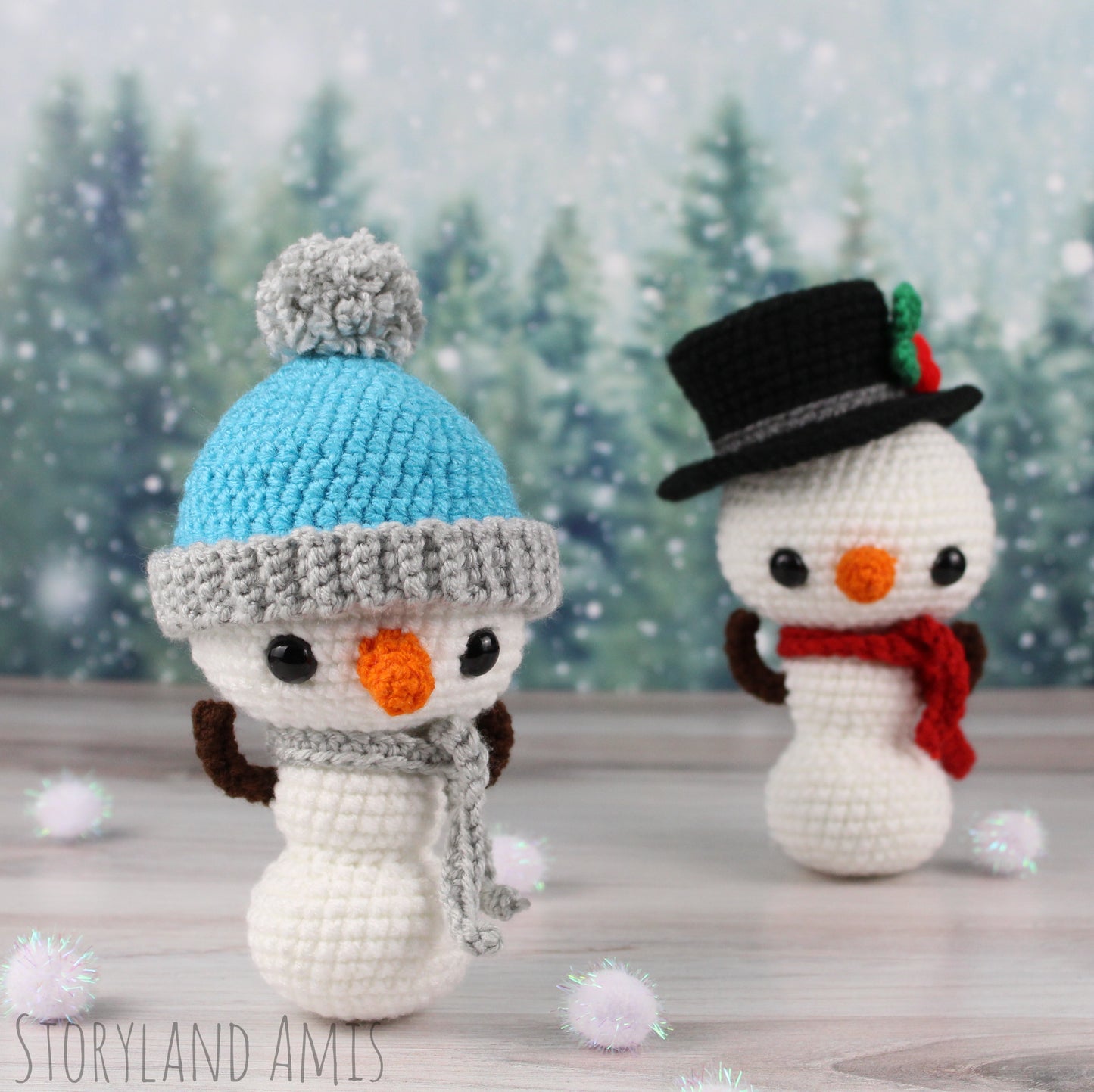 Crochet PATTERN Frostbert the Snowman Amigurumi