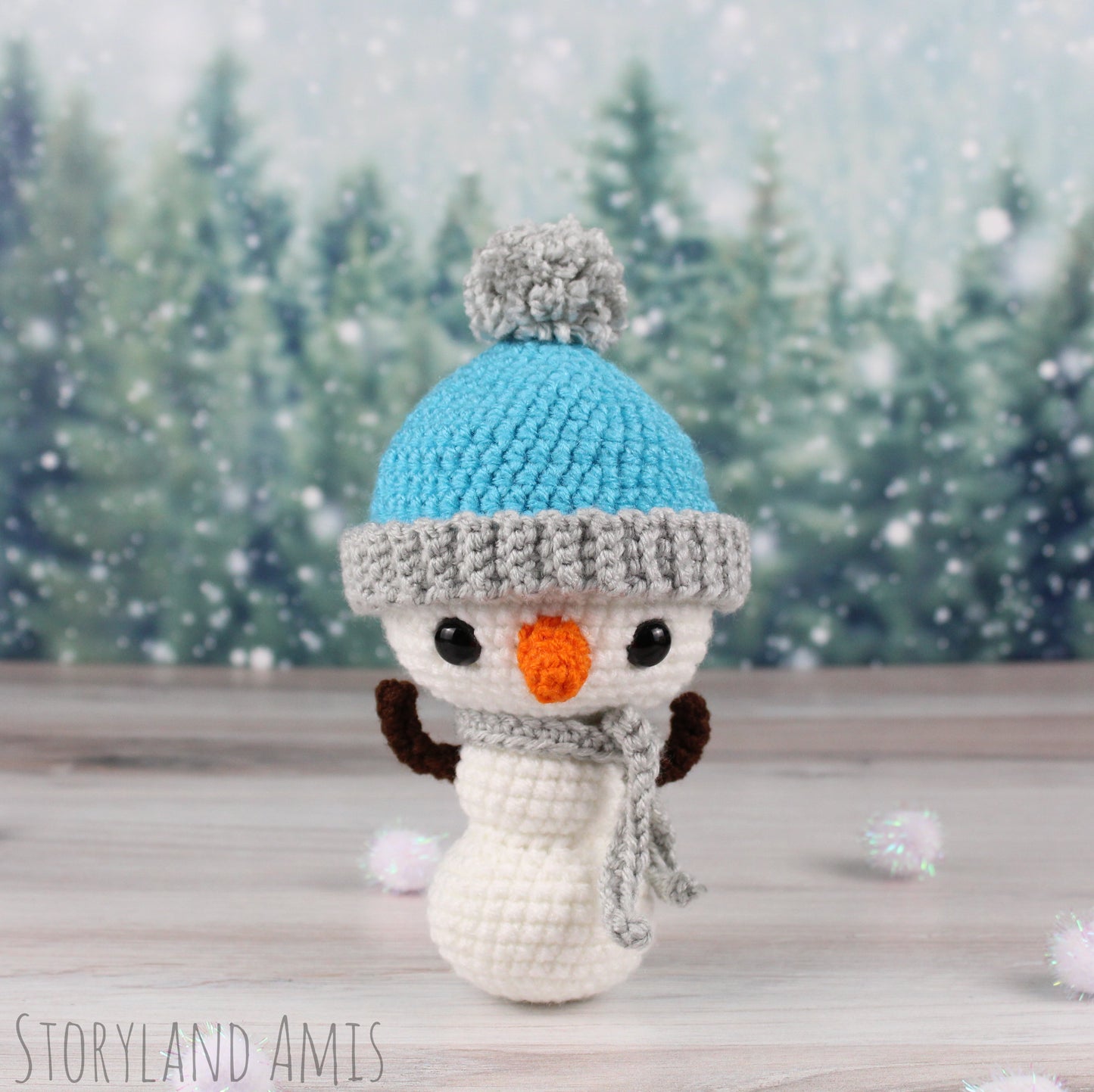 Crochet PATTERN Frostbert the Snowman Amigurumi
