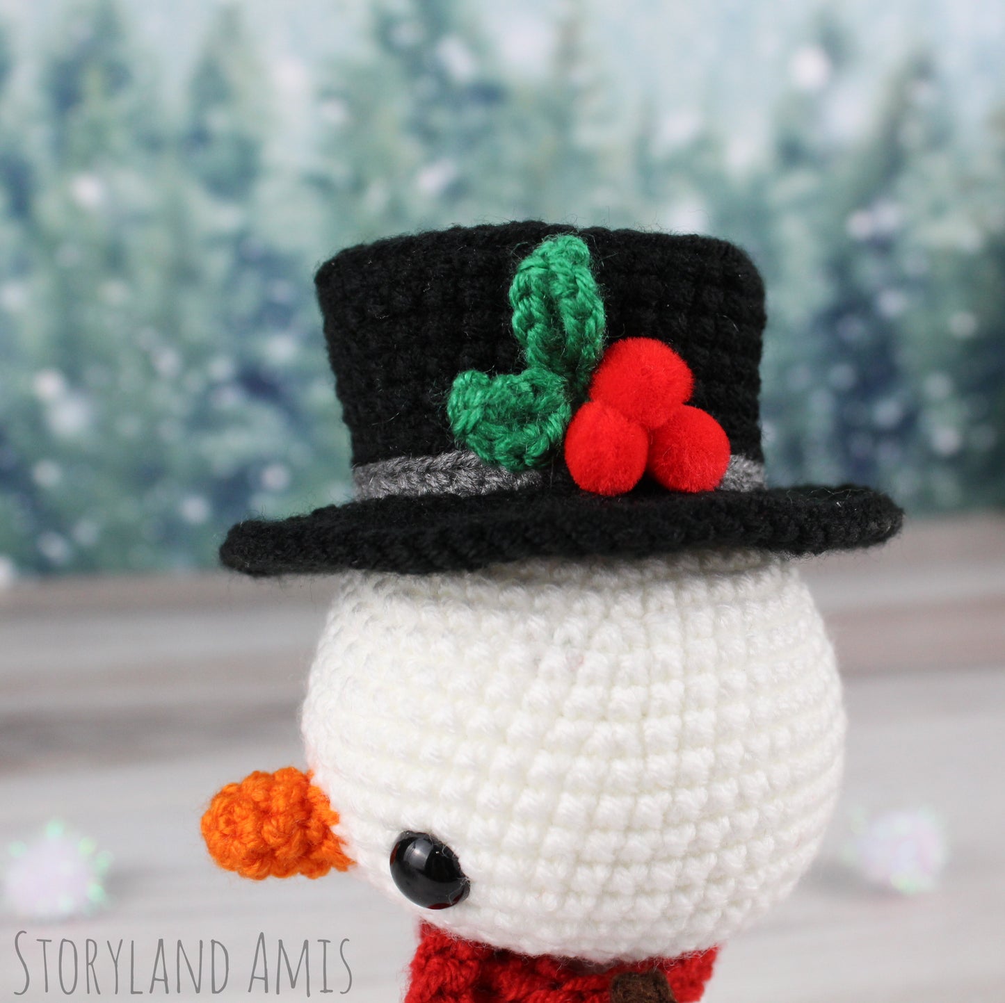 Crochet PATTERN Frostbert the Snowman Amigurumi