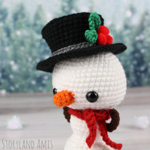 Crochet PATTERN Frostbert the Snowman Amigurumi