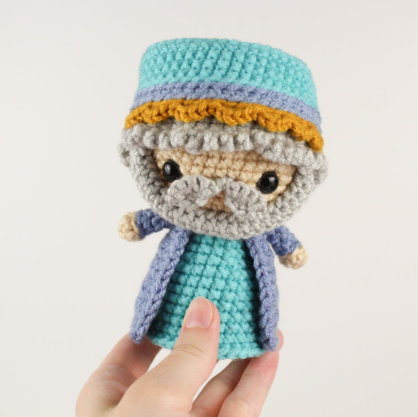 Crochet PATTERN Three Wisemen Amigurumi Nativity Set