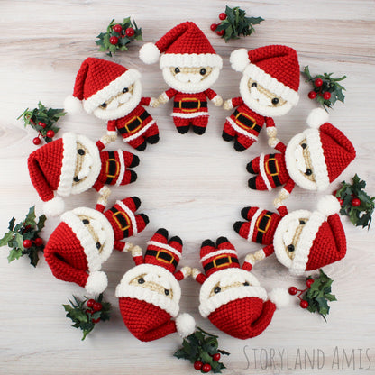 PATTERN Mini Santa Claus Amigurumi
