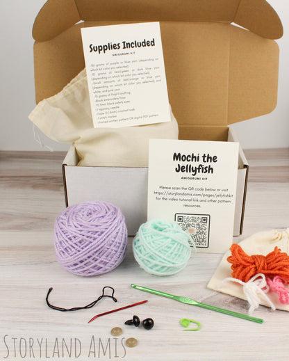 Amigurumi Kit - Mochi the Jellyfish