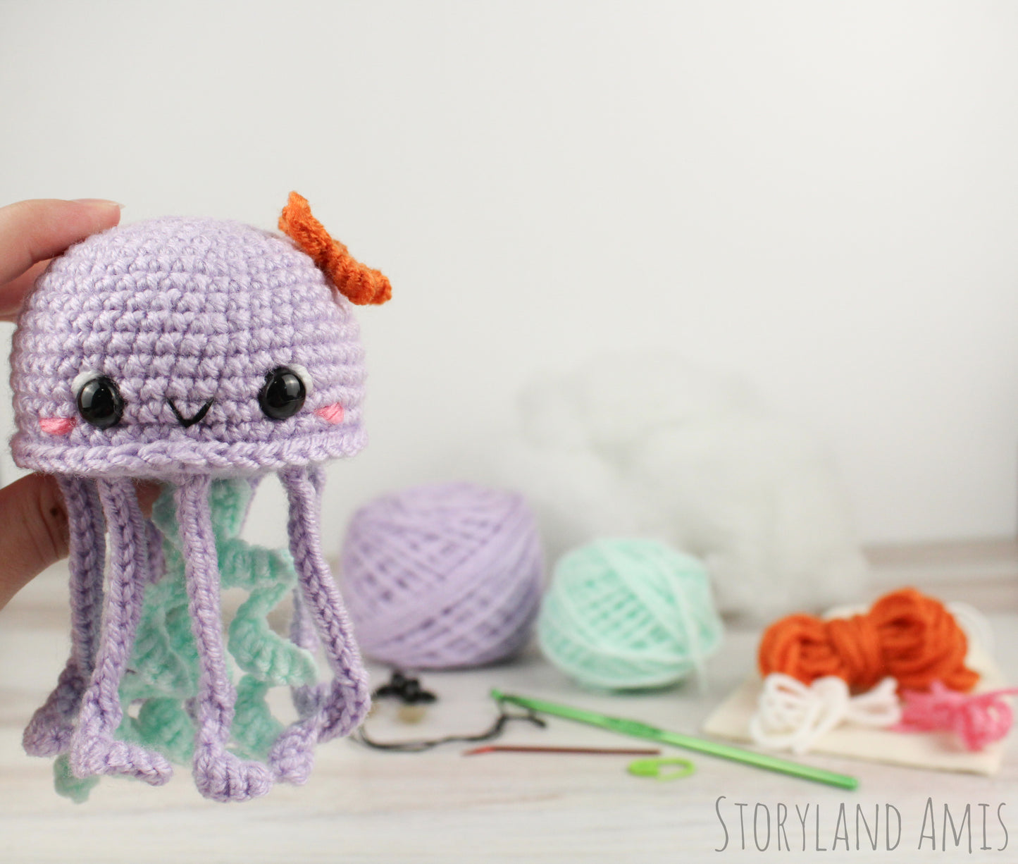 Amigurumi Kit - Mochi the Jellyfish