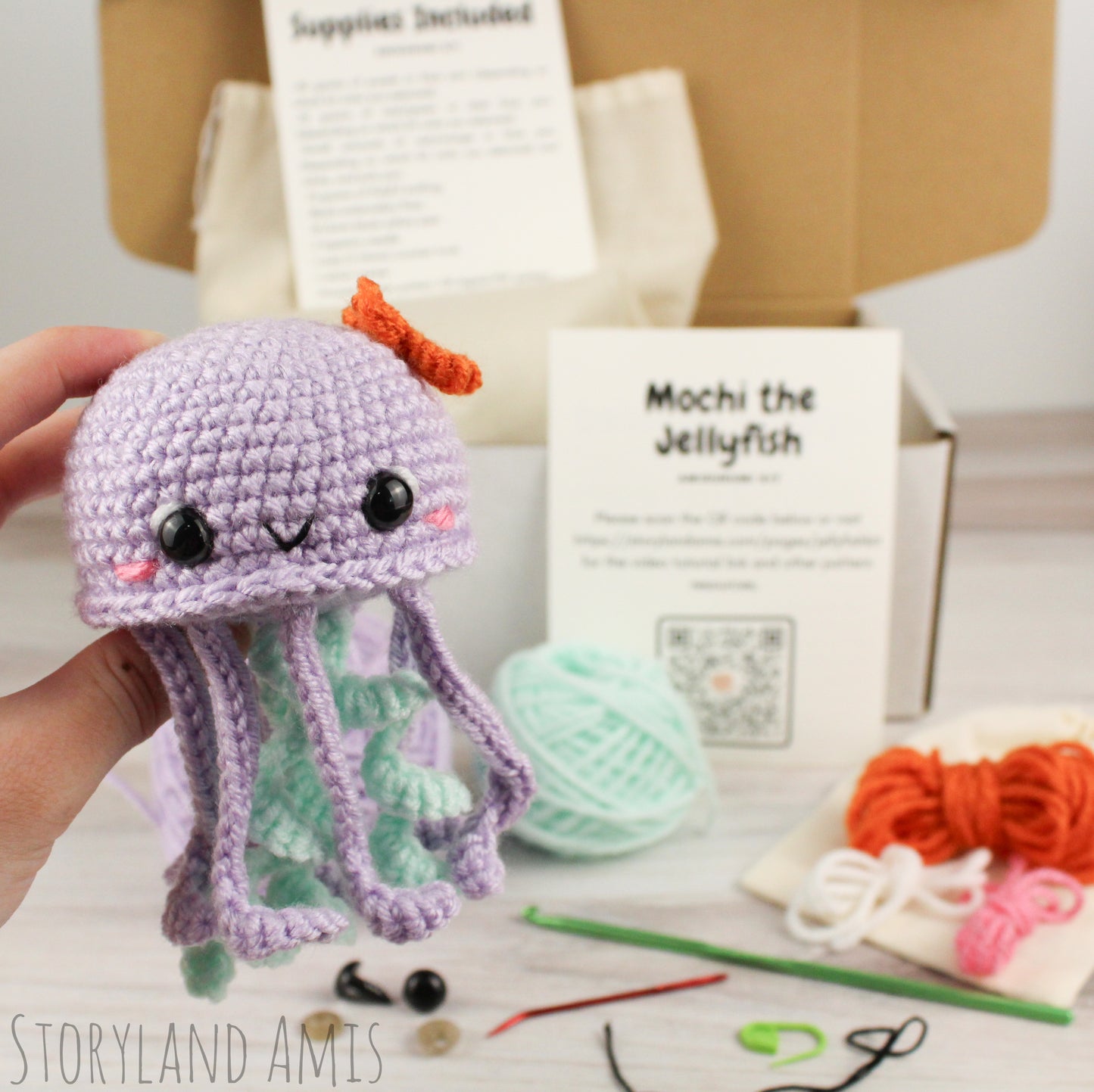 Amigurumi Kit - Mochi the Jellyfish