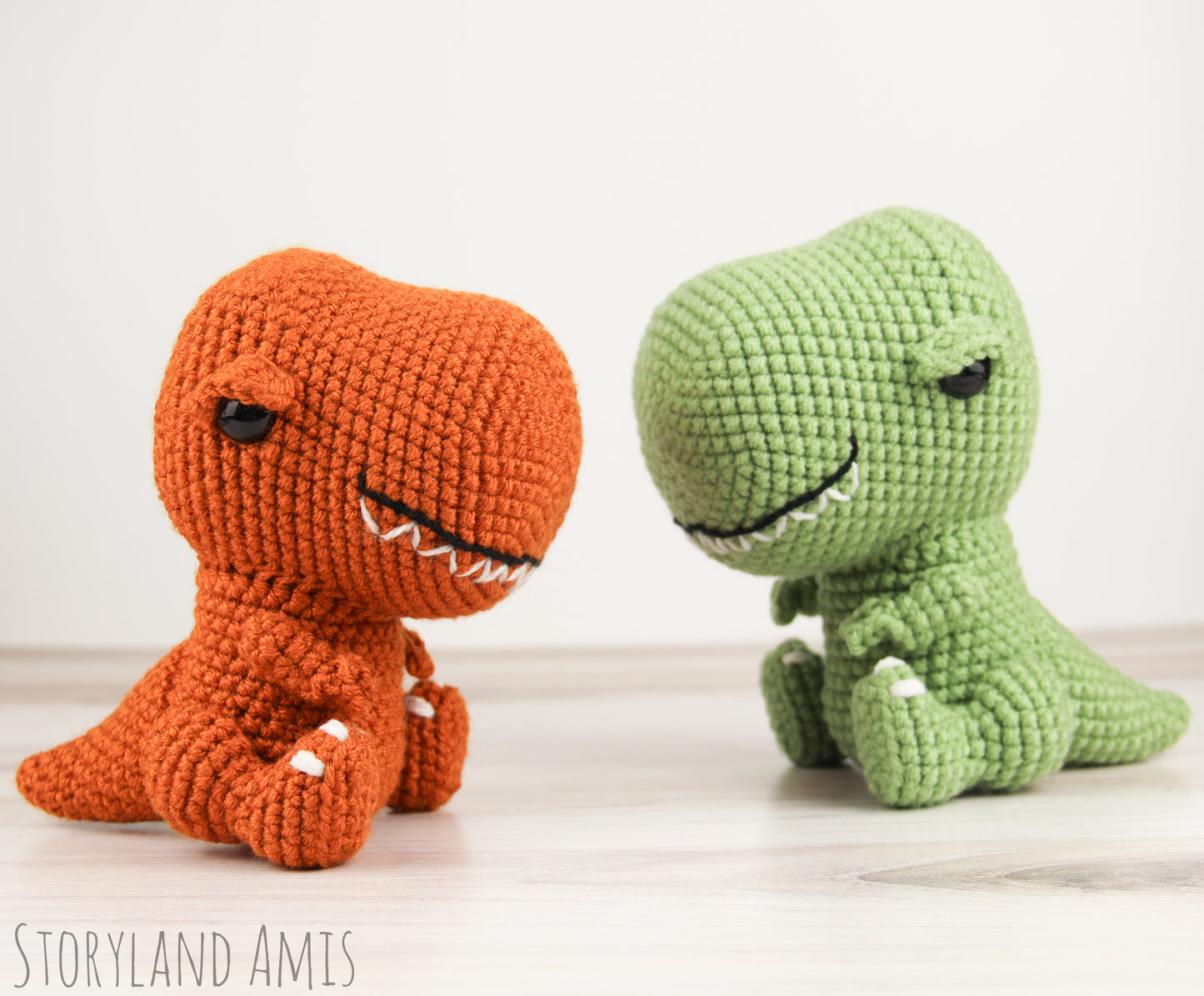 Crochet PATTERN Troy the T-Rex Amigurumi