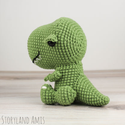 Crochet PATTERN Troy the T-Rex Amigurumi