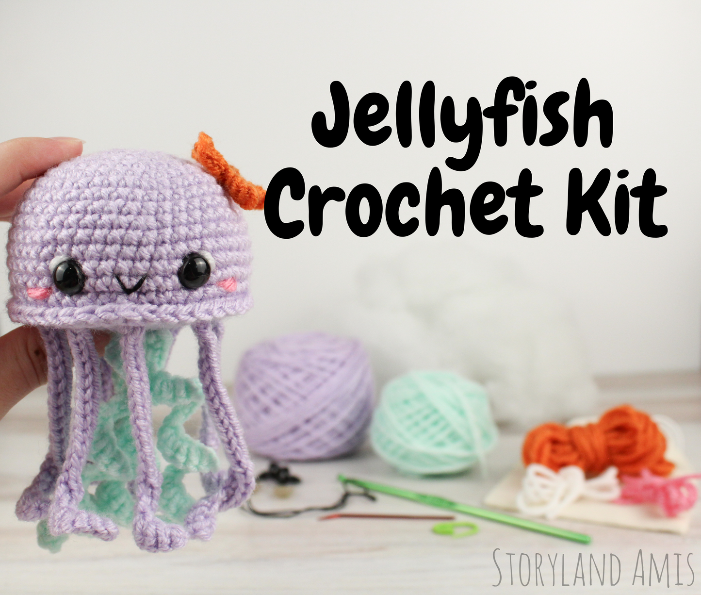 Amigurumi Kit - Mochi the Jellyfish