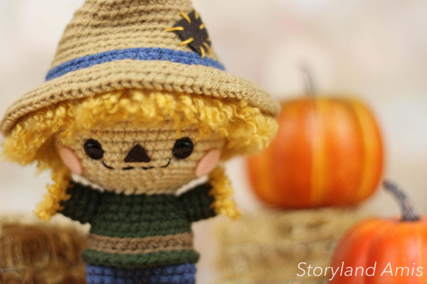 Amigurumi PATTERN Cornelius the Scarecrow Crochet Tutorial