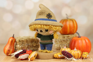 Amigurumi PATTERN Cornelius the Scarecrow Crochet Tutorial