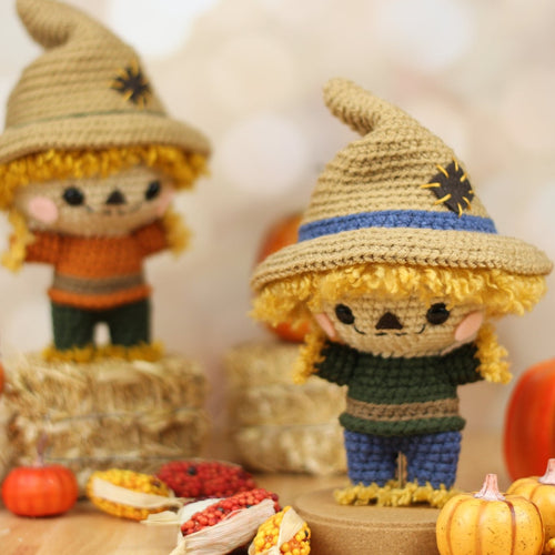 Amigurumi PATTERN Cornelius the Scarecrow Crochet Tutorial