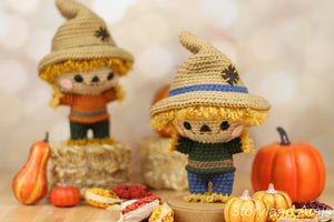 Amigurumi PATTERN Cornelius the Scarecrow Crochet Tutorial