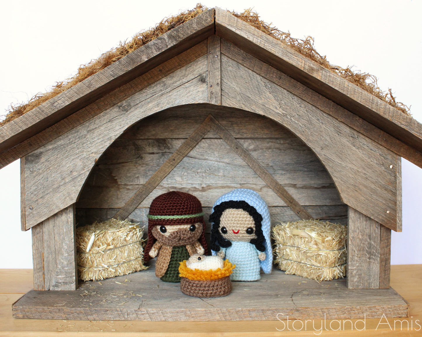 PATTERN Amigurumi Nativity Set With Mary, Joseph, & Baby Jesus