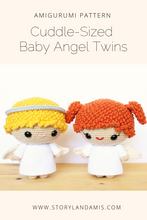 PATTERN Cuddle-Sized Gabriel and Noelle the Angel Twins Amigurumi
