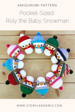PATTERN Roly the Baby Snowman Amigurumi