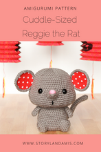 PATTERN Cuddle-Sized Reggie the Rat (Mouse) Amigurumi