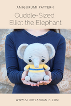 PATTERN Elliot the Cuddle-Sized Elephant Amigurumi