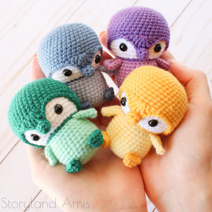 6 PATTERN Pack: Birds Crochet Bundle