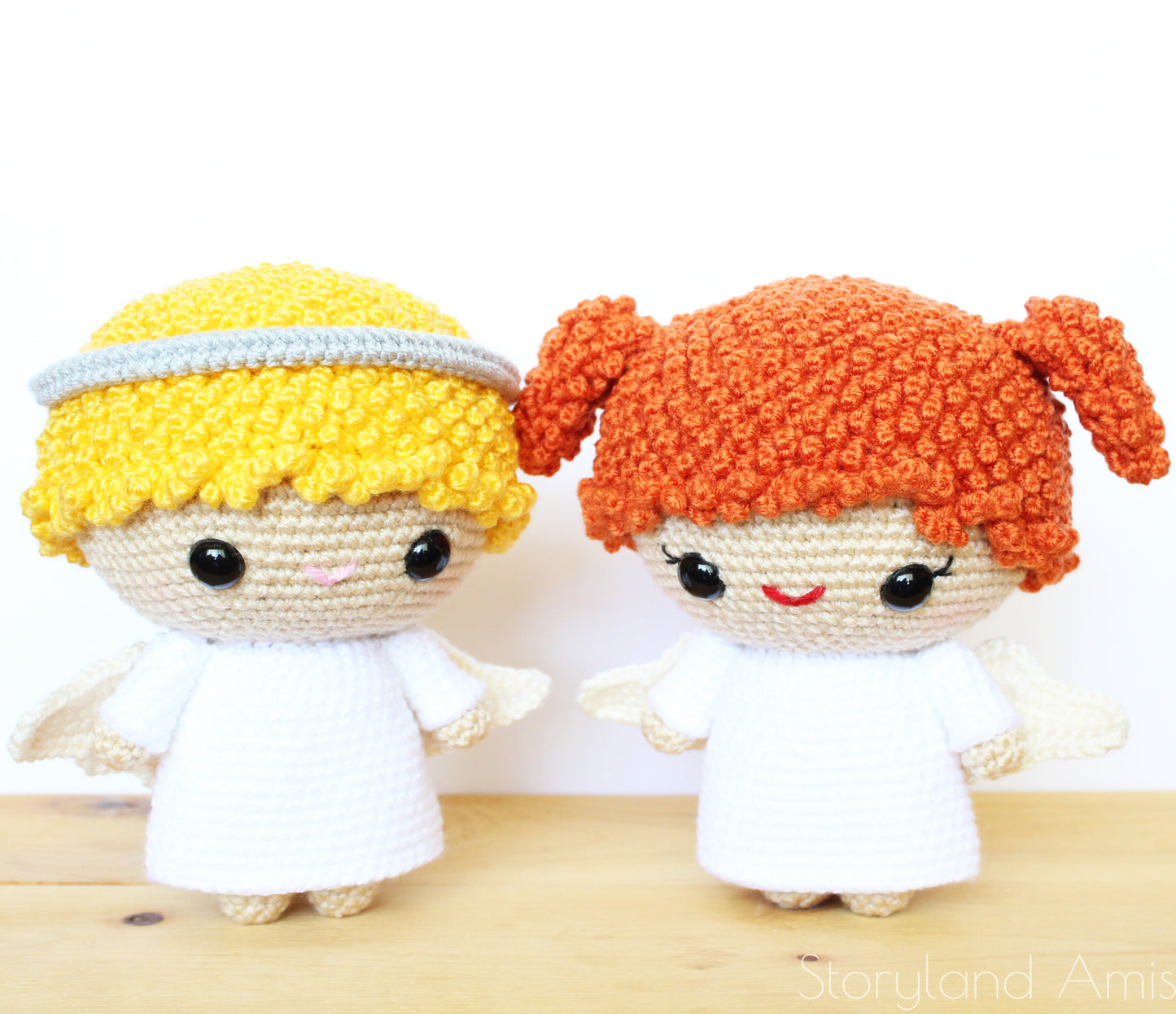 PATTERN Cuddle-Sized Gabriel and Noelle the Angel Twins Amigurumi