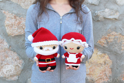 4 PATTERN Cuddle-Sized North Pole Amigurumi Bundle Pack