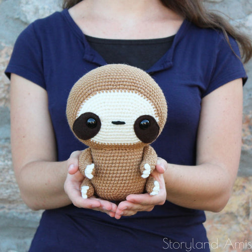PATTERN Zippy the Cuddle-Sized Sloth Amigurumi