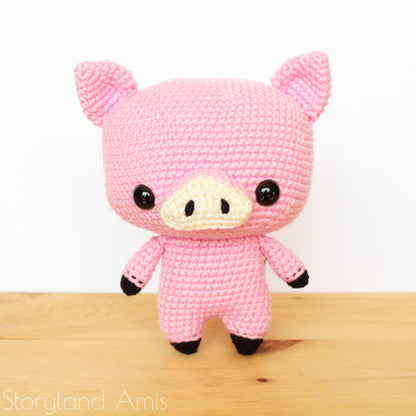 PATTERN Ralph the Cuddle-Sized Pig Amigurumi